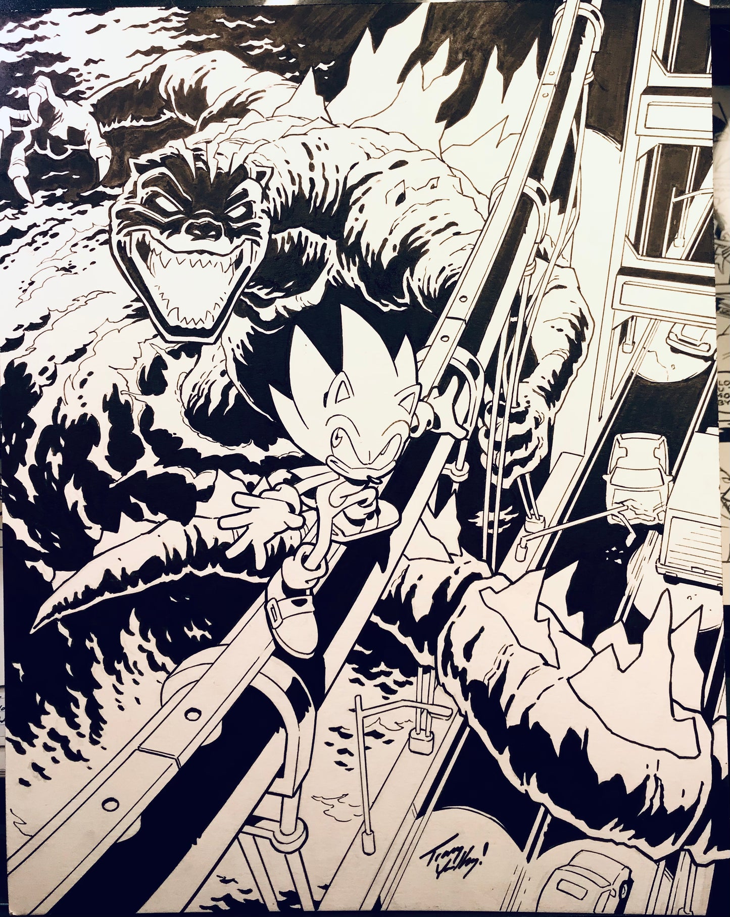 Sonic x Godzilla