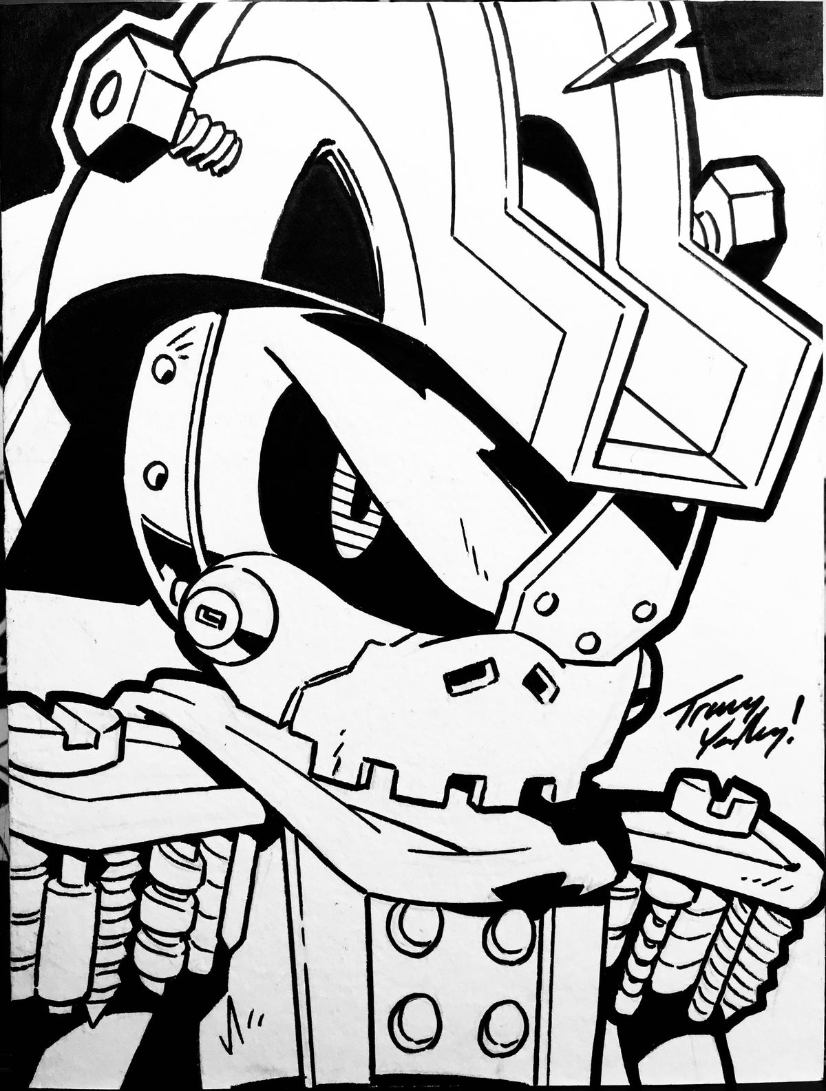 Captain Metal art card