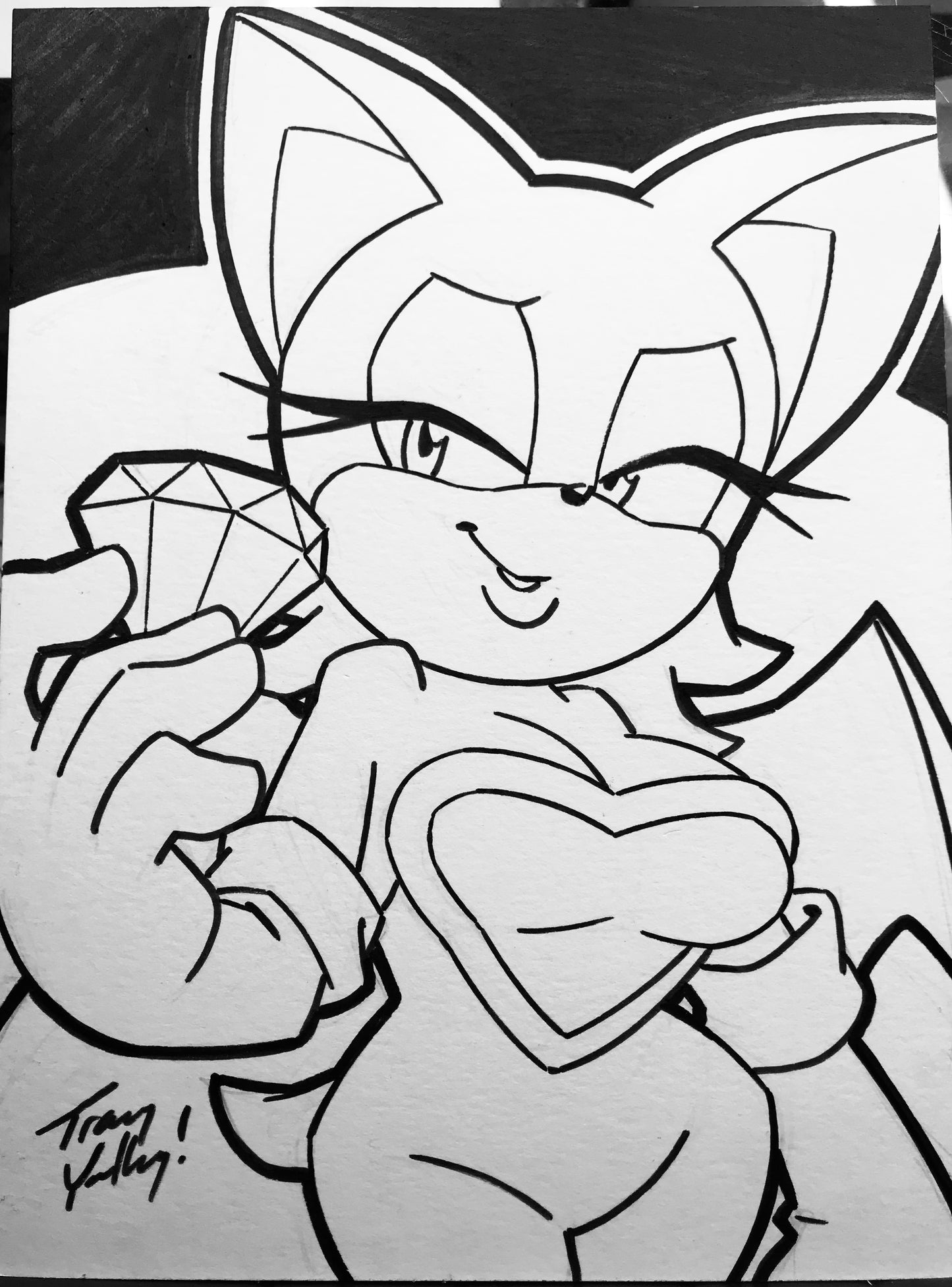 Rouge art card