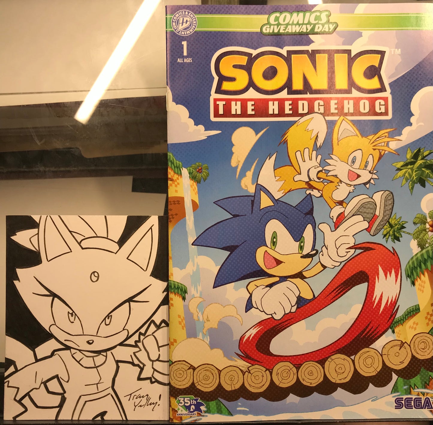Blaze sketch and comic set