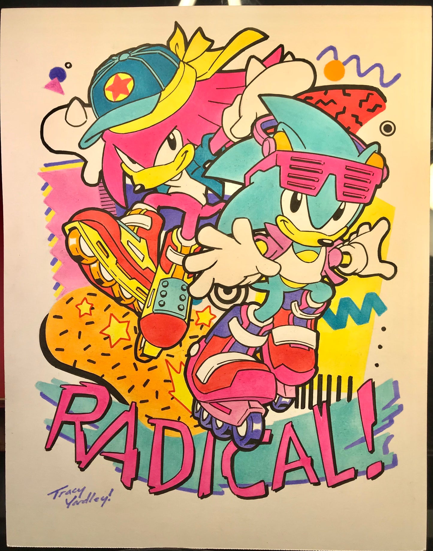 Radical Classic Sonic and Knuckles
