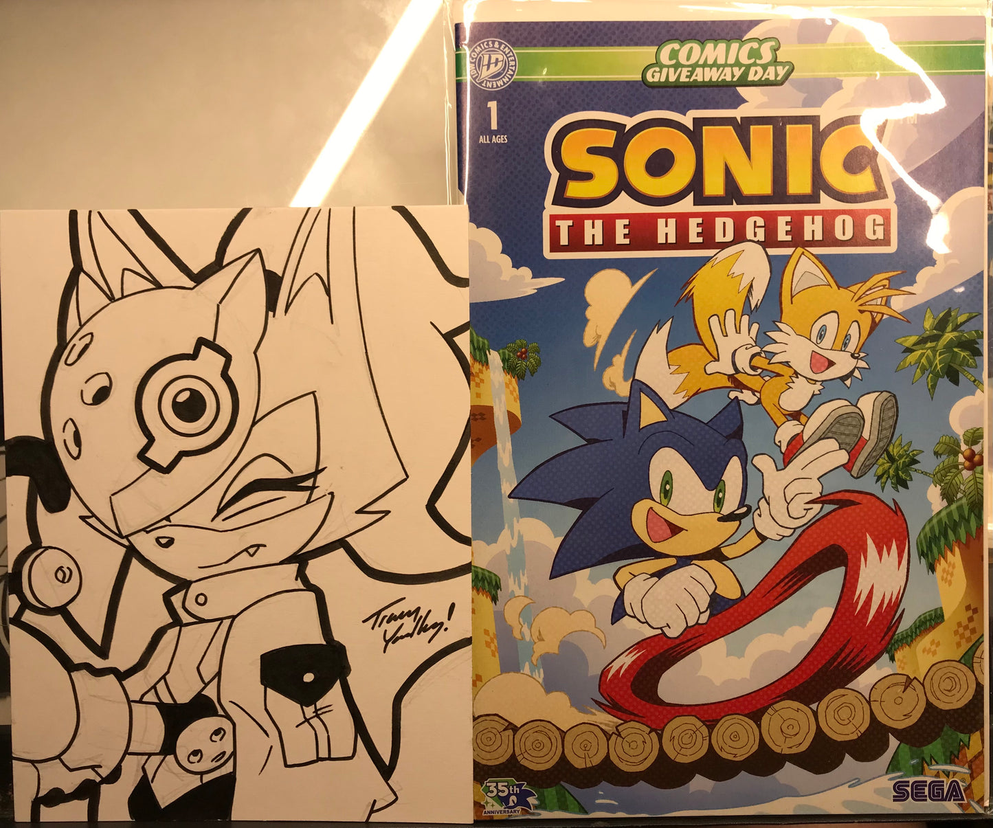 Whisper sketch and comic set