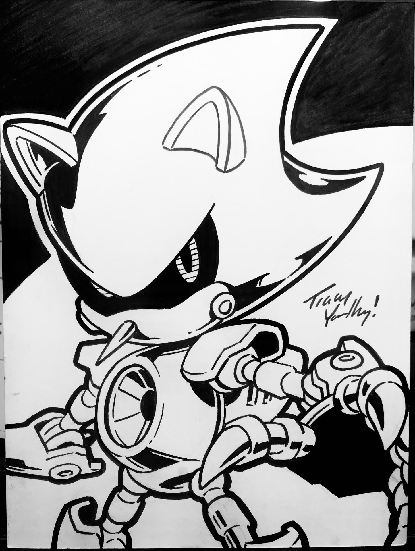 Metal Sonic art card