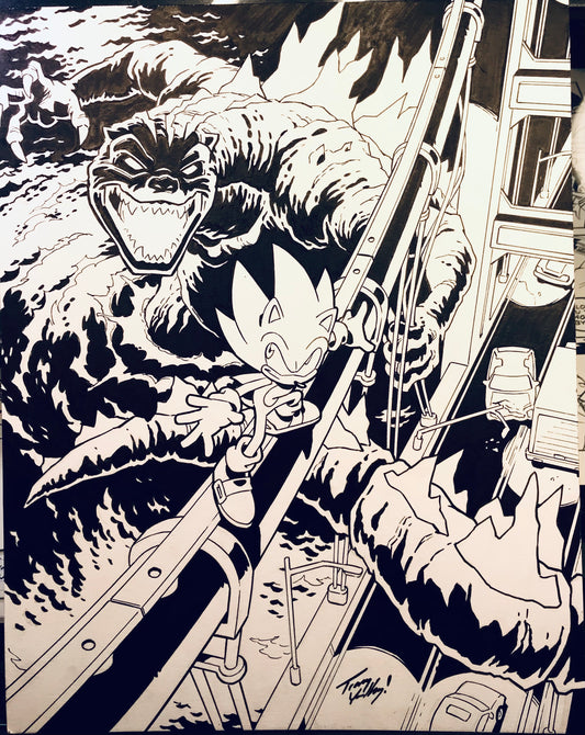 Sonic x Godzilla