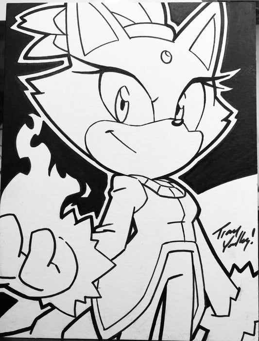 Blaze art card