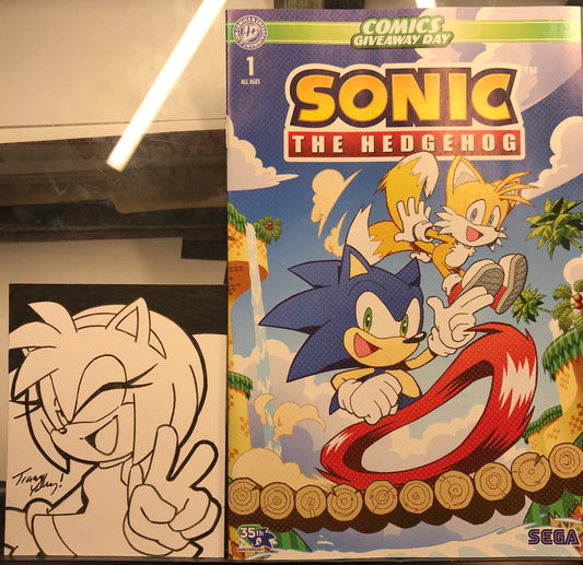 Amy sketch and comic set