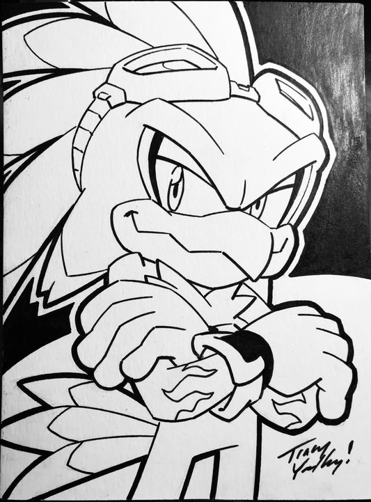 Jet the Hawk art card