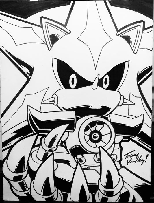 Neo Metal Sonic art card