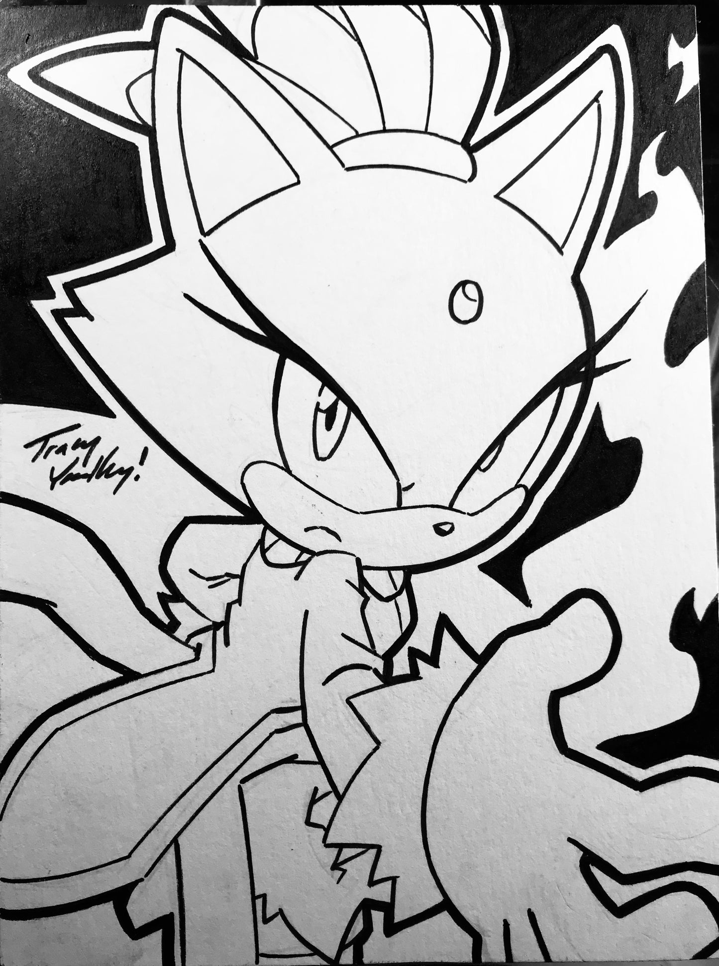 Blaze art card