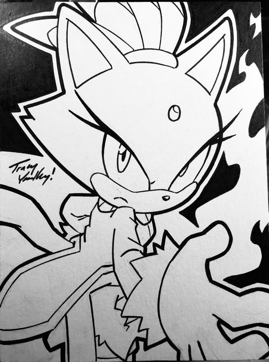 Blaze art card