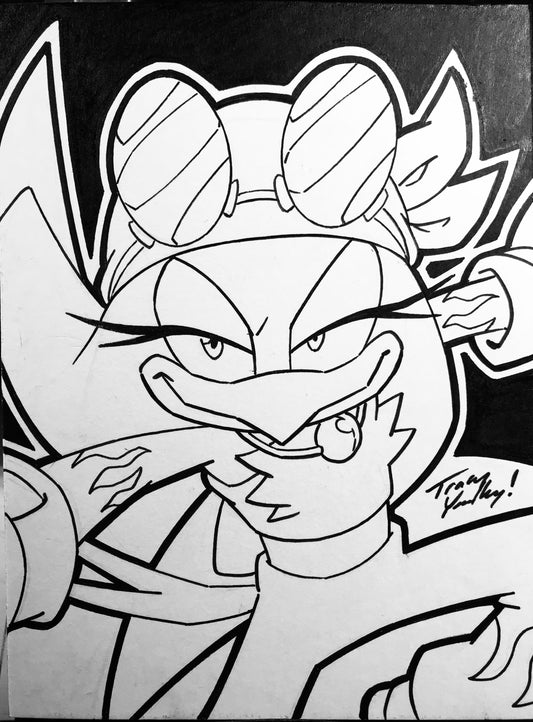 Wave the Swallow art card
