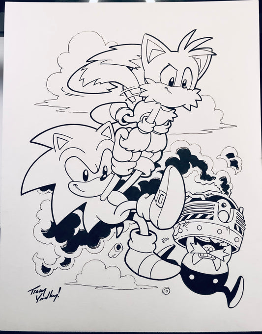 Classic Sonic and Tails