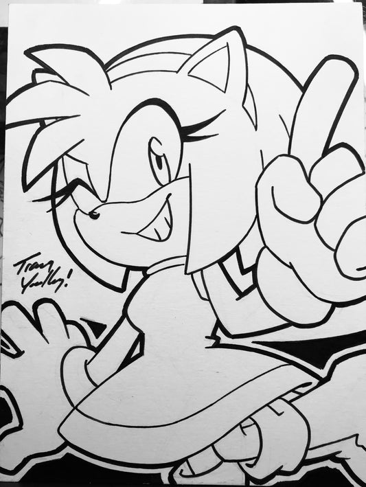 Amy art card