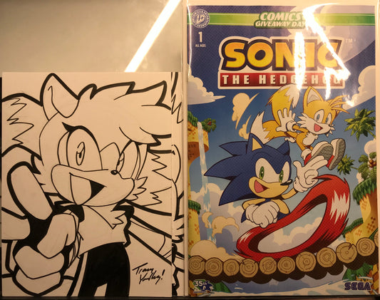Tangle sketch and comic set