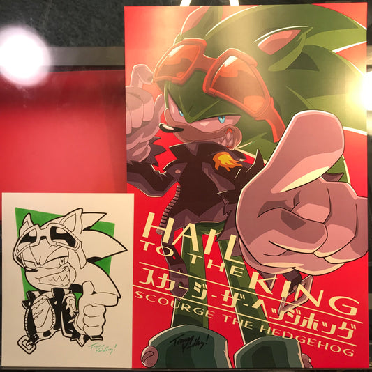 Scourge print and art card set