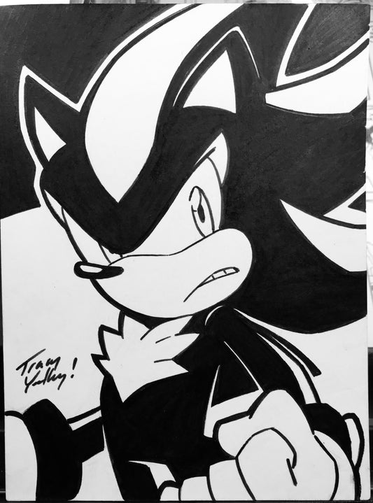 Shadow art card